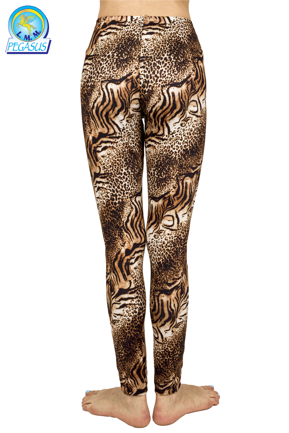 LEGGINGS ANIMALIER TIGRATO DONNA